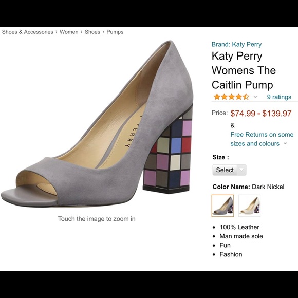 Katy Perry Caitlin Rubix Cube Pump - Picture 2 of 6